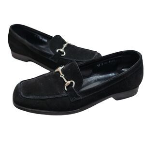 Harold powell suede chain loafers